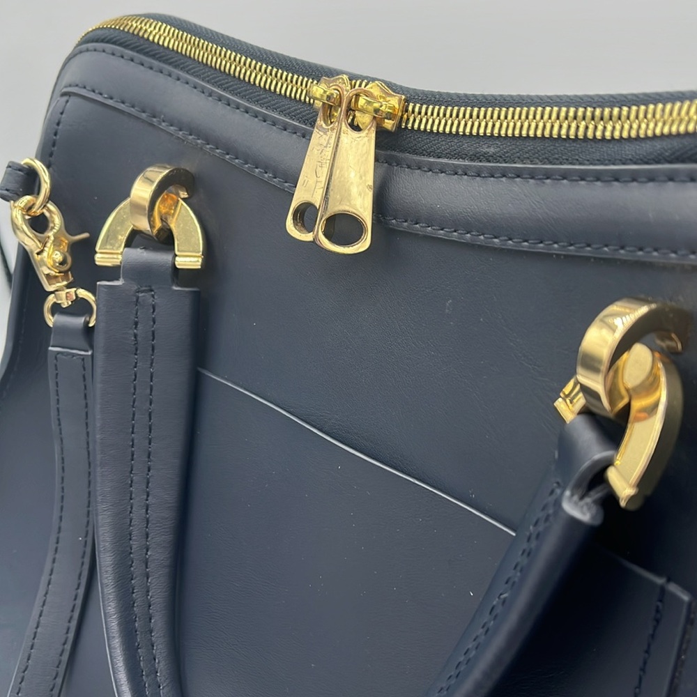 ZAC Zac Posen Eartha Iconic Jumbo Double Handle Satchel Crossbody Bag - Picture 4 of 11